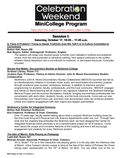 MiniCollege Program
