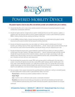 Powered Mobility Device