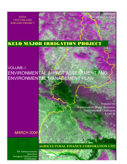 Kelo major irrigation project