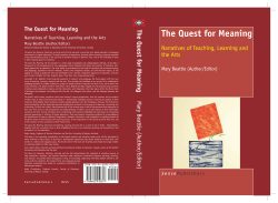 The Quest for Meaning