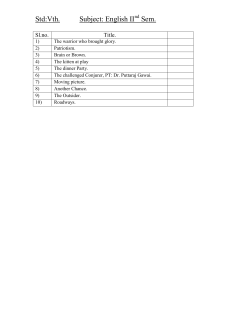 Std:Vth. Subject - Uday Pre