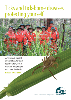 Ticks and tick-borne diseases - Australian Association of Bush