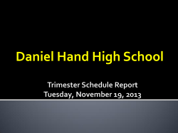 Starr report - Madison Public Schools