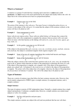 What is a Sentence? Types of Sentence