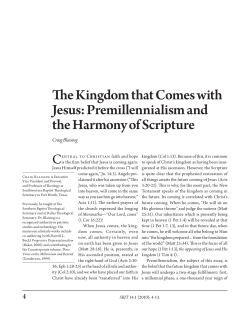 The Kingdom that Comes with Jesus