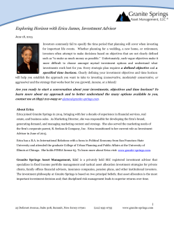 Fee-Based Money Management at Fixed Income Securities
