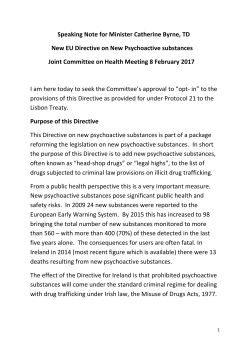 Minister of State Catherine Byrne Opening Statement