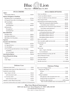 Current Price List