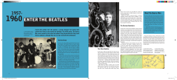 1957- 1960 ENTER THE BEATLES