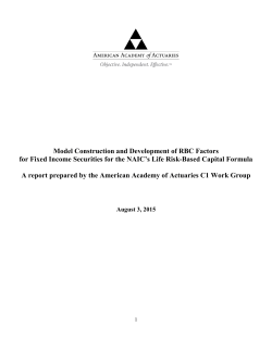 Model Construction and Development of RBC Factors for Fixed