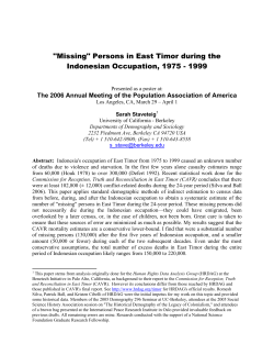 Missing - UNSW Canberra