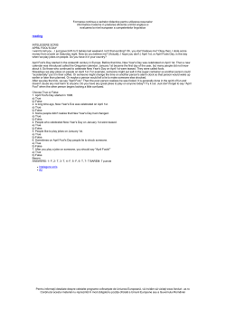 reading - Engleza FSE