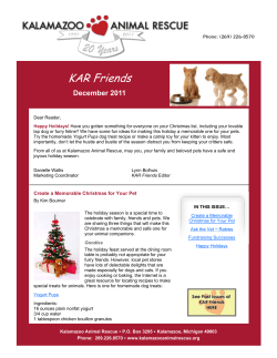 Rabies - Kalamazoo Animal Rescue