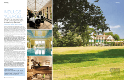 INDULGE YOURSELF - Broadoaks Country House