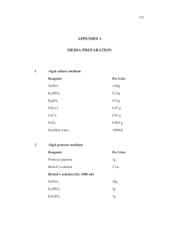 appendix 1 media preparation