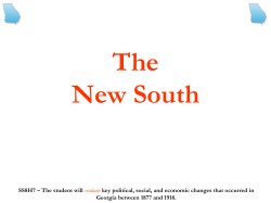 SS8H7 &ndash; The student will evaluate key political, social, and