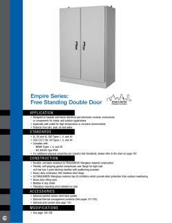 empire Series: Free Standing Double Door