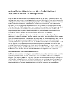 Cognex - Applying Machine Vision to Improve Safety