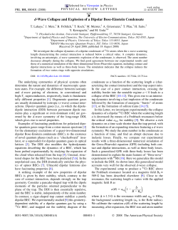 d-Wave Collapse and Explosion of a Dipolar Bose