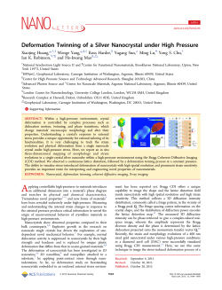 Deformation Twinning of a Silver Nanocrystal