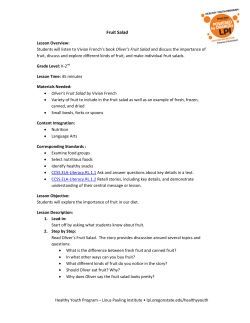 Fruit Salad - Linus Pauling Institute