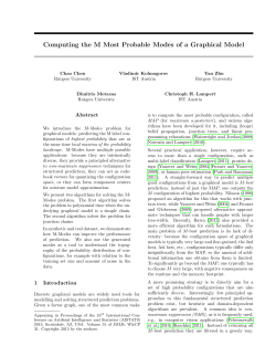 Computing the M Most Probable Modes of a Graphical