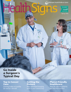 Latest Edition of HealthSigns - Washington Hospital Healthcare