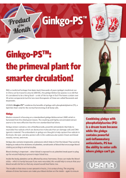 Ginkgo-PS - USANA Health Sciences
