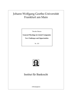 1 - Goethe-Universit&auml;t