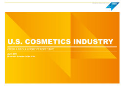 us cosmetics industry