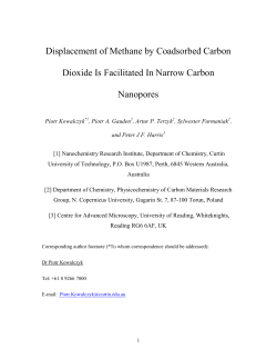 Displacement of Methane by Coadsorbed Carbon Dioxide Is