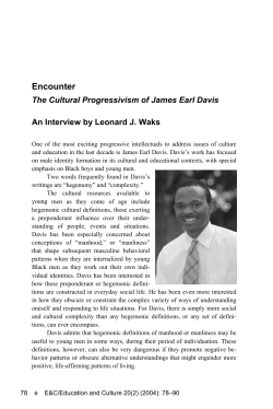 The Cultural Progressivism of James Earl Davis - Purdue e-Pubs