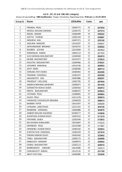 List D (SC/ST/OBC(NCL) Category only)