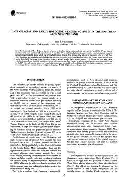 PDF 780kb - Glaciers @ Otago