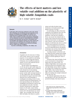 The effects of inert matters and low volatile coal addition on