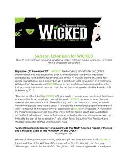 Season Extension for WICKED