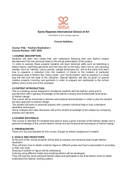 Fashion Illustration-general - Santa Reparata International School of