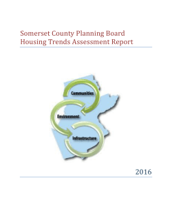 Somerset County Planning Board Housing Trends Assessment