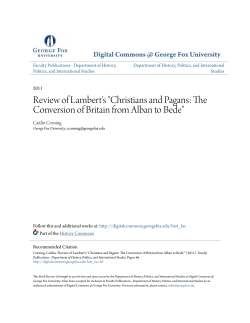 Christians and Pagans: The Conversion of Britain from Alban to Bede