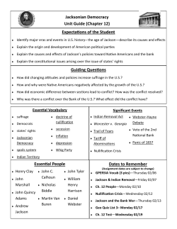 Expectations of the Student Guiding Questions Dates
