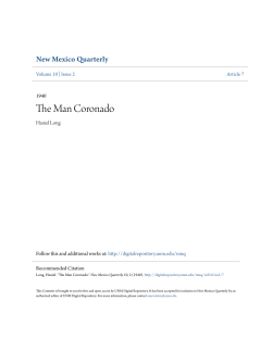 The Man Coronado - UNM Digital Repository