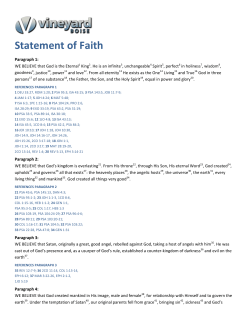 Statement of Faith
