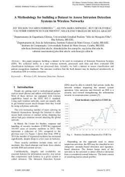 A Methodology for building a Dataset to Assess Intrusion Detection