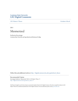 Mesmerized - LSU Digital Commons