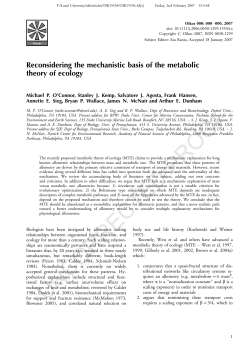 O`Connor et al (2007 critique)