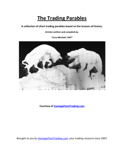 The Trading Parables - vantagepointtrading.com