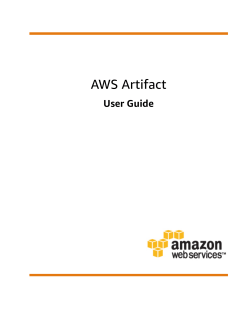 AWS Artifact - User Guide - AWS Documentation