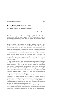 The Many Failures of “Bilingual Education”