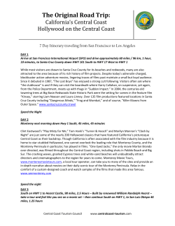 The Original Road Trip - Central Coast Tourism Council
