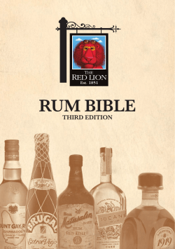 rum bible - The Red Lion Weymouth